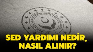 Sed Yardımı Nedir?Kimlere Verilir?Başvuru ve Sorgulama