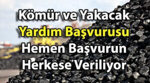 Yakacak Yardımı Başvurusu Yakacak Yardımı E-Devlet