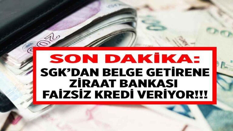 SGK Faizsiz Konut Kredisi Başvurusu E-Devlet