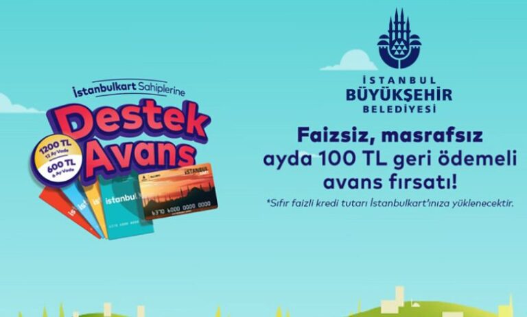 İBB Faizsiz Kredi Başvurusu, İstanbulkart  2500 Lira Faizsiz Kredi