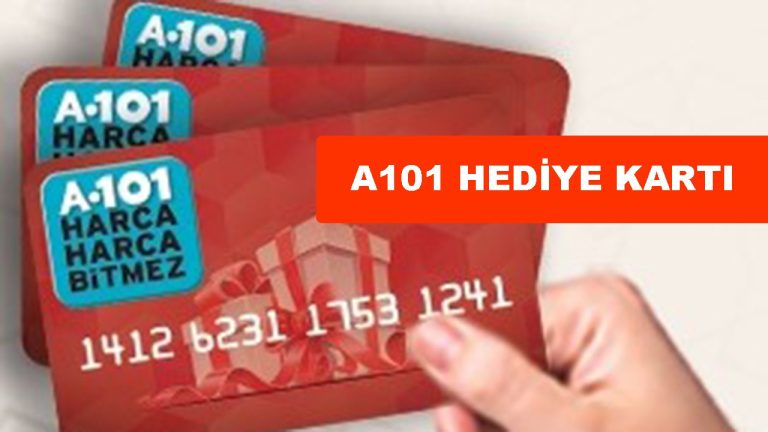 A101 Hediye Çeki Nasıl Alınır? A101 Hediye Kartı Bakiye Sorgulama