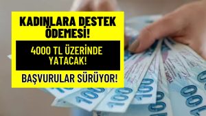 Kadınlara 4000 TL Sosyal Yardım Başvurusu ve Başvuru Sorgulama